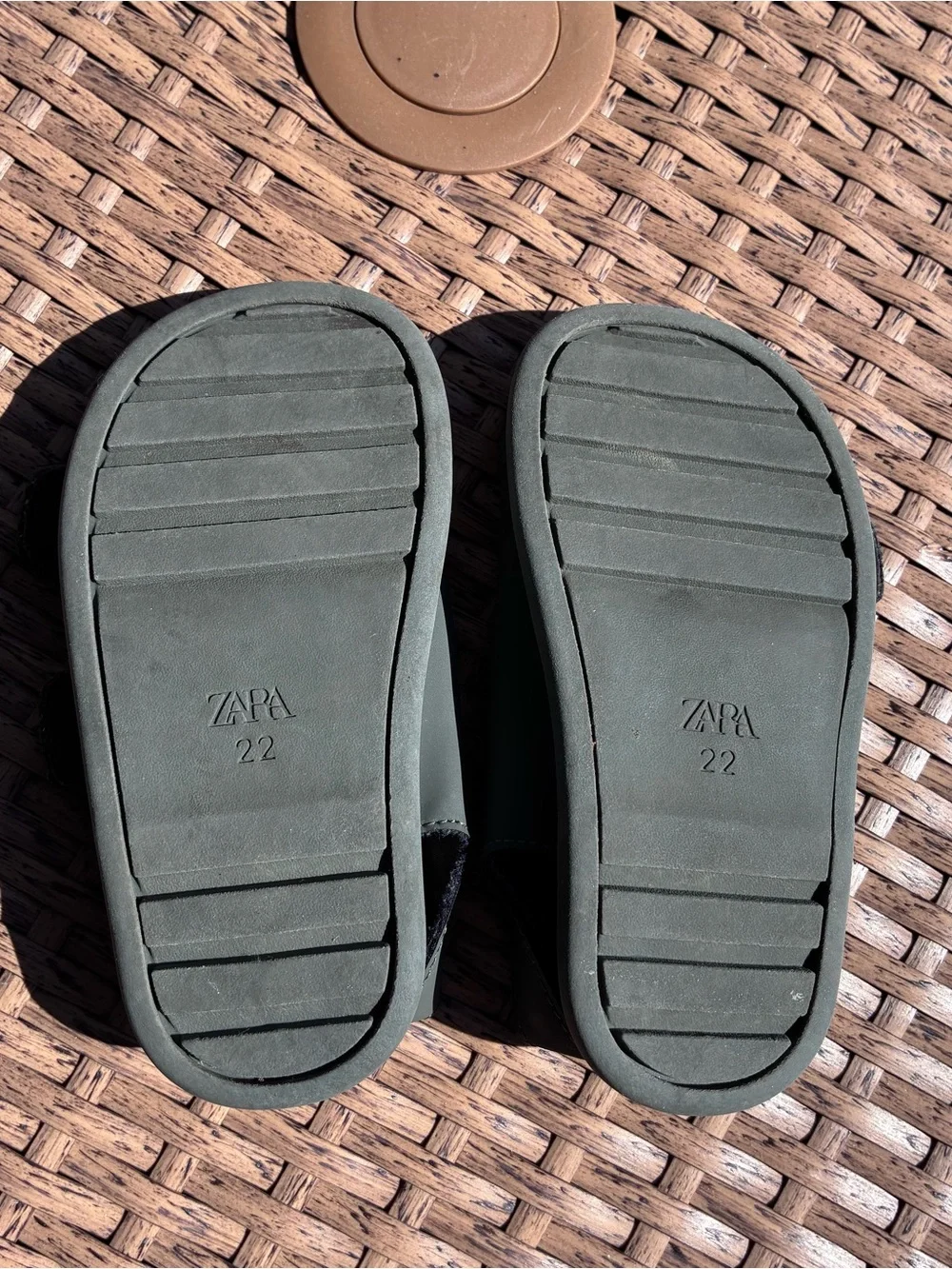 Zara Fisherman Sandal Double Buckle Sandals Toddler Hook & Loop‎ Summer Gray